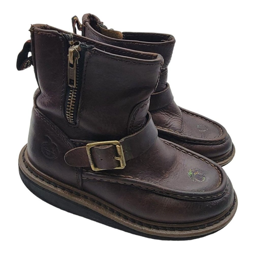 Georgia  Boots Toddler Size 13 Brown Leather
